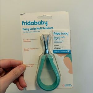 fridababy Easy Grip Nail Scissors for Kids - Teal